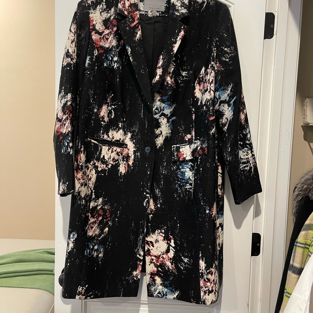 Classiques Entier Black Multicolor Abstract Blazer